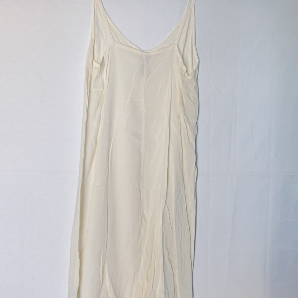 Knox Rose Women's Boho Cream Swiss Dot Maxi Dress Size S - Picture 5 of 15